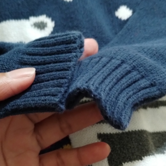 Wonder Nation Polar Bear Baby Boy Winter Pull Over Sweater 12M - Picture 9 of 12